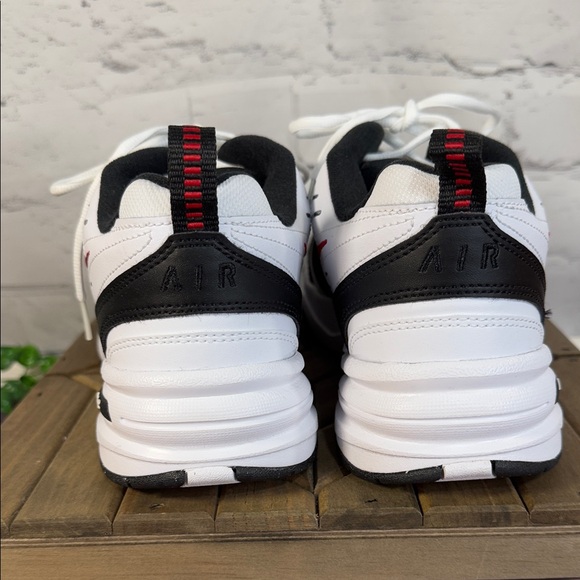 Nike Air Monarch IV Men's White, Black, and Red Training Shoes NIB - Picture 4 of 10